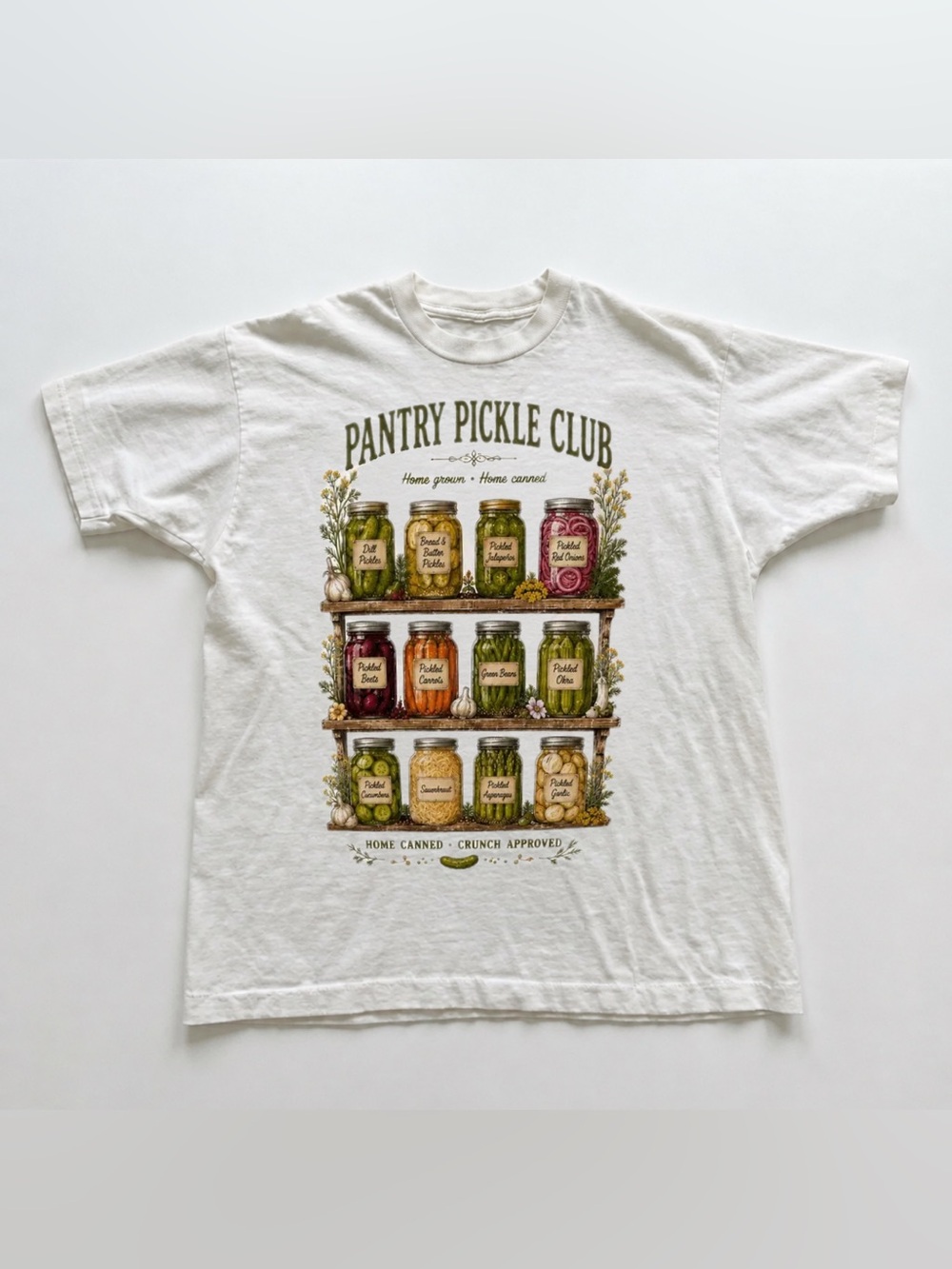 White Pantry Pickle Club Graphic Tee
